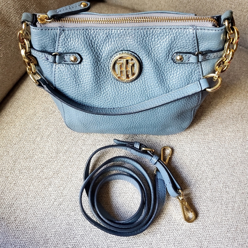 Tommy Hilfiger Pebbled Leather Crossbody Bag